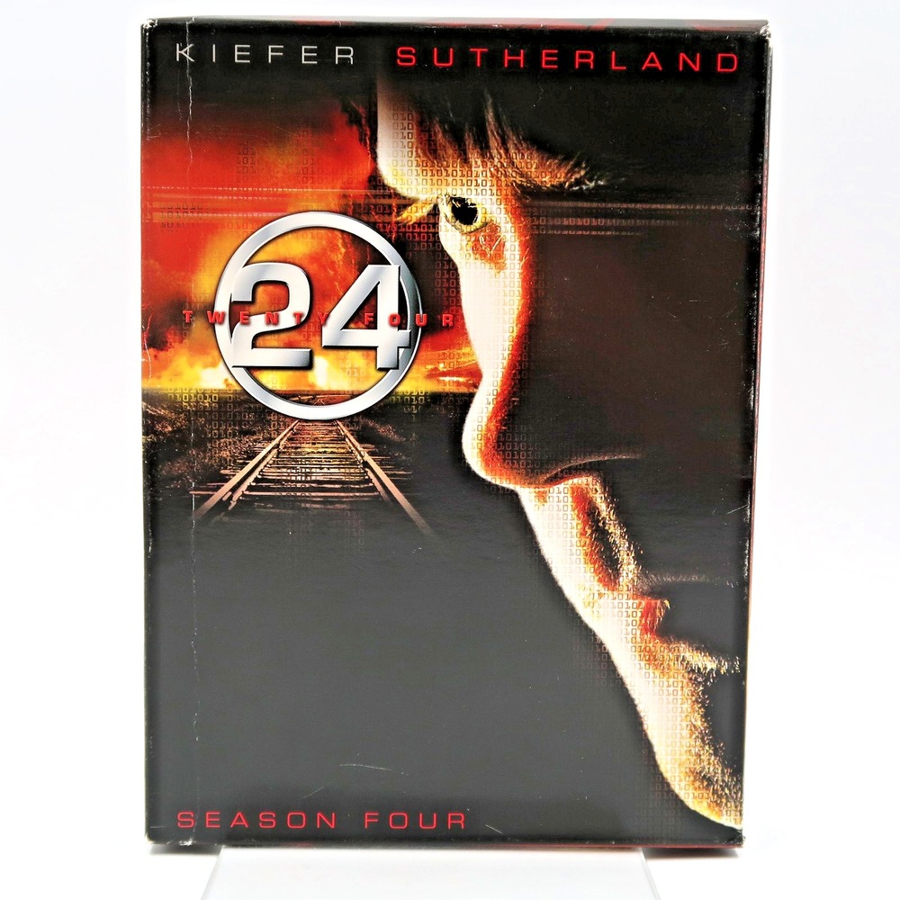 24 Season 4 DVD 2005 TV Series Kiefer Sutherland 7-Disc Set Box Set